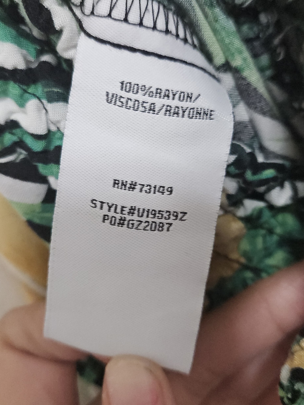 Boom Boom Jeans Tropical Rayon Wide Leg Palazzo Pants L - Picture 6 of 10